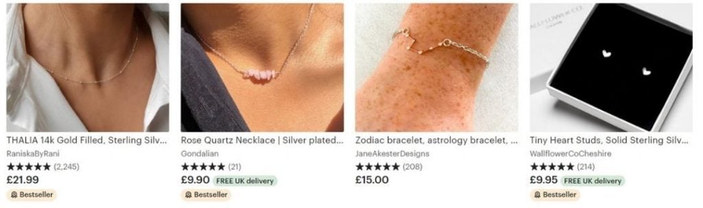 easy things to sell on etsy, jewellery