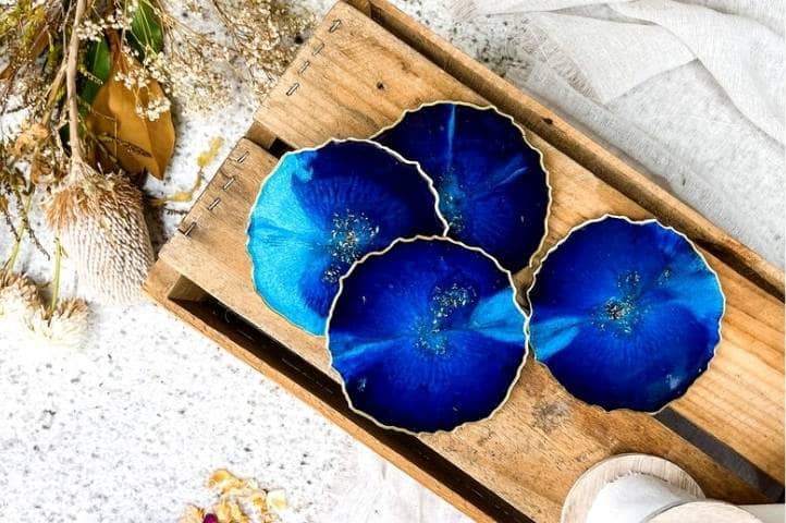 dark blue resin coasters, online bestselling craft