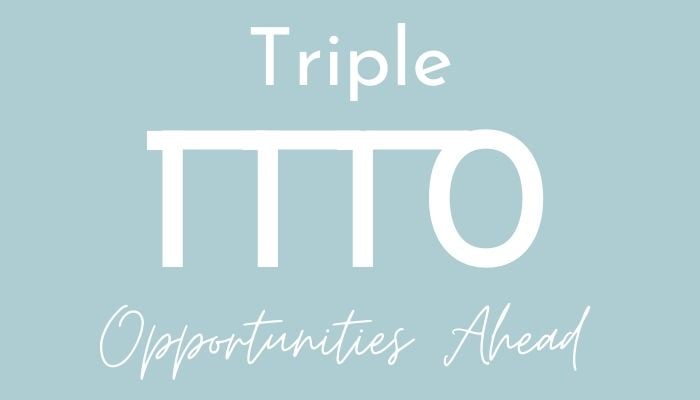 triple opportunities in numerology with angel number 1110