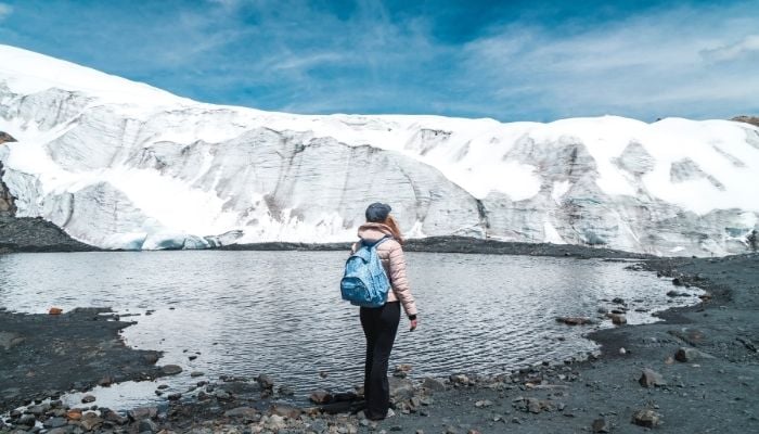 hiking a glacier as part of a bucket list adventure