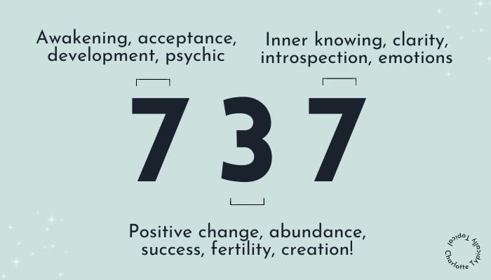 numerology meaning and breakdown of 737