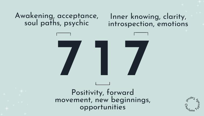 numerology meaning and breakdown of 717